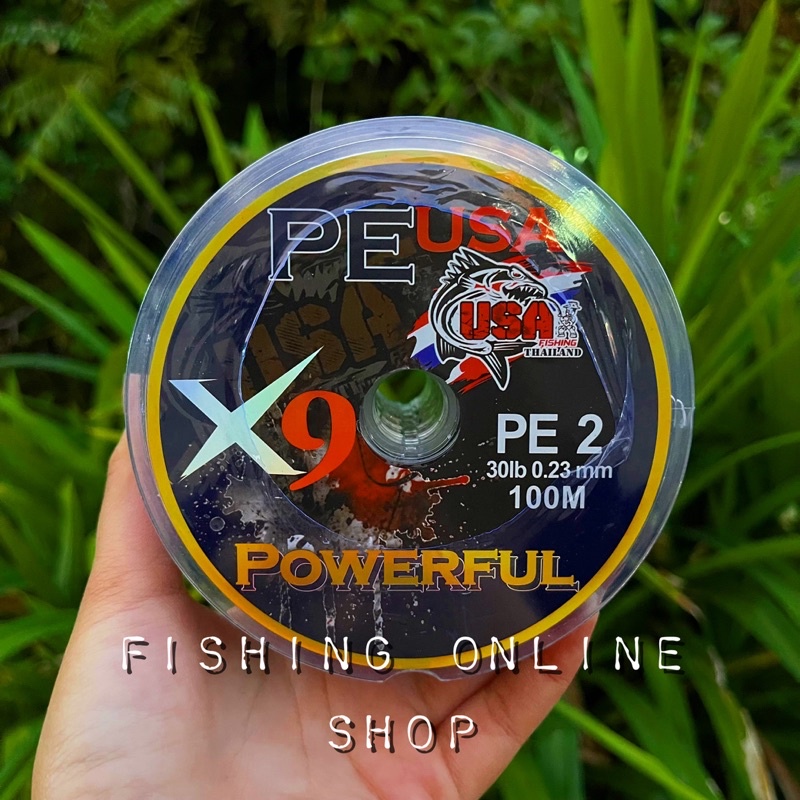 pe-usa-x9-powerful-100เมตร-สายพีอีจากค่าย-น้าโอ้ต-usa