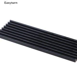 Easyturn แผ่นฮีทซิงค์ระบายความร้อน อะลูมิเนียมบริสุทธิ์ สําหรับ N80 NVME M.2 NGFF 2280 PCI-E SSD ET