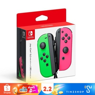 ภาพขนาดย่อของสินค้าNintendo Switch จอยคอน Joy-Con (L) Neon Green / (R) Neon Pink