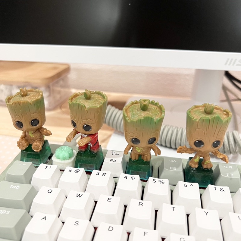 คีย์แคป groot เบบี้กรู๊ท | keycap | Shopee Thailand