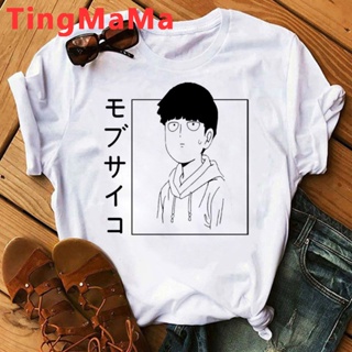 Tee เสื้อสีขาว เสื้อยืด พิมพ์ลายกราฟฟิค One Punch Man สไตล์วินเทจ สําหรับผู้หญิงเสื้อยืดอินเทรนด์_07