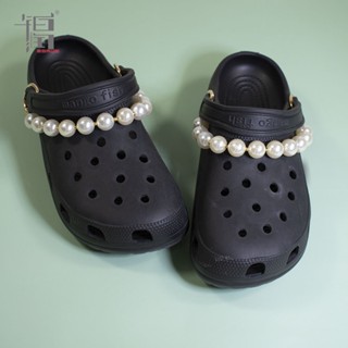 Crocs Jibbitz ชุดโซ่ จี้รูปรองเท้า DIY