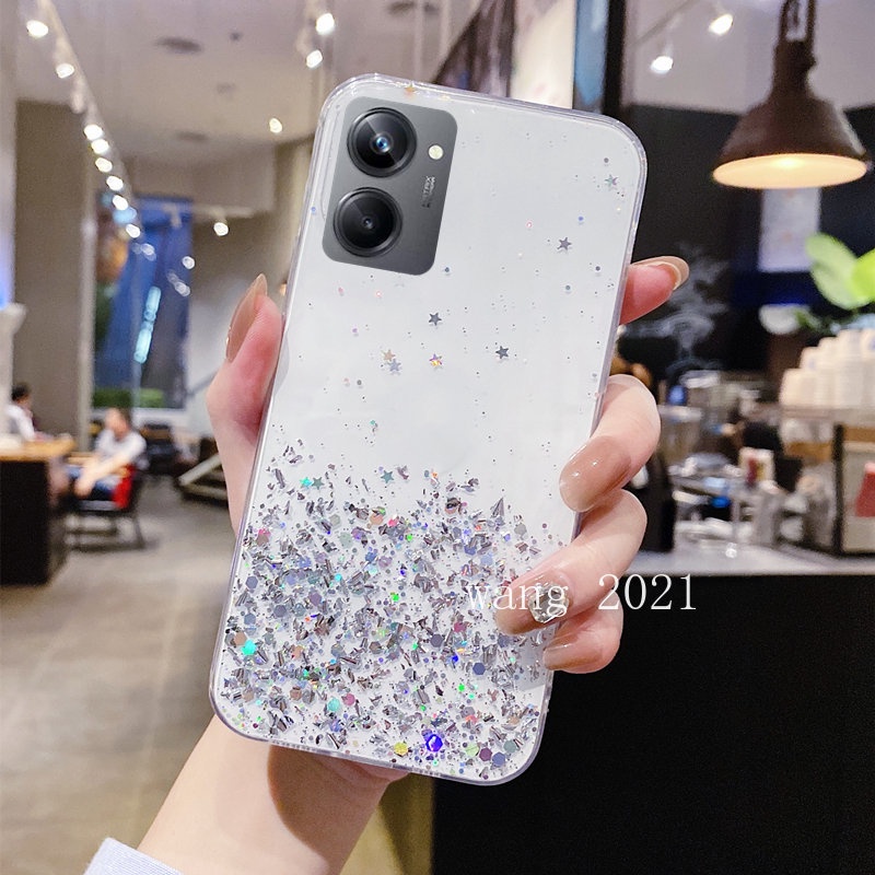 ready-stock-new-phone-case-realme-10-pro-plus-5g-4g-เคส-casing-star-sequins-glitter-transparent-anti-fall-soft-case-back-cover-เคสโทรศัพท