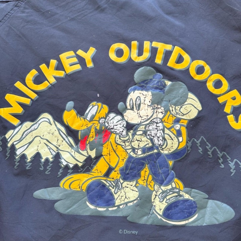 logos-x-mickey-outdoors-เสื้อโค้ทมีฮู้ด-โลกอส-มิกกี้-เอ้าดอร์