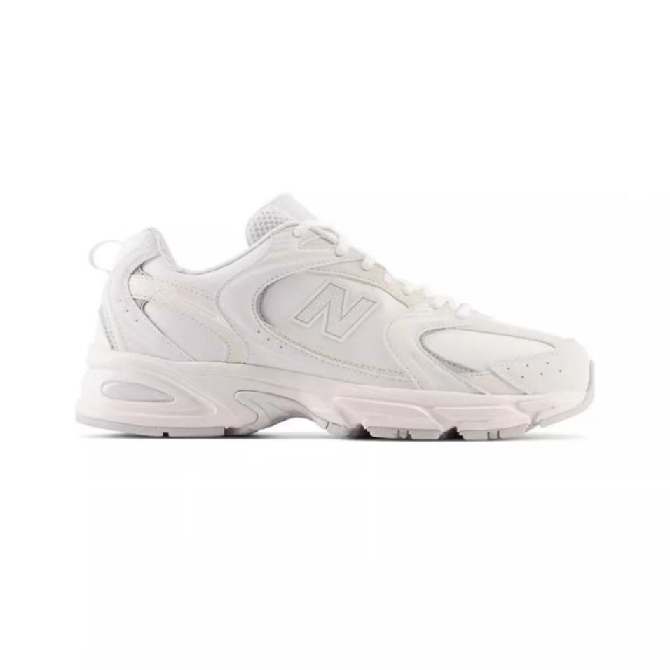 ของแท้100-รองเท้าผ้าใบแฟชั่น-new-balance-530-cloudy-grey-sports-shoes-male