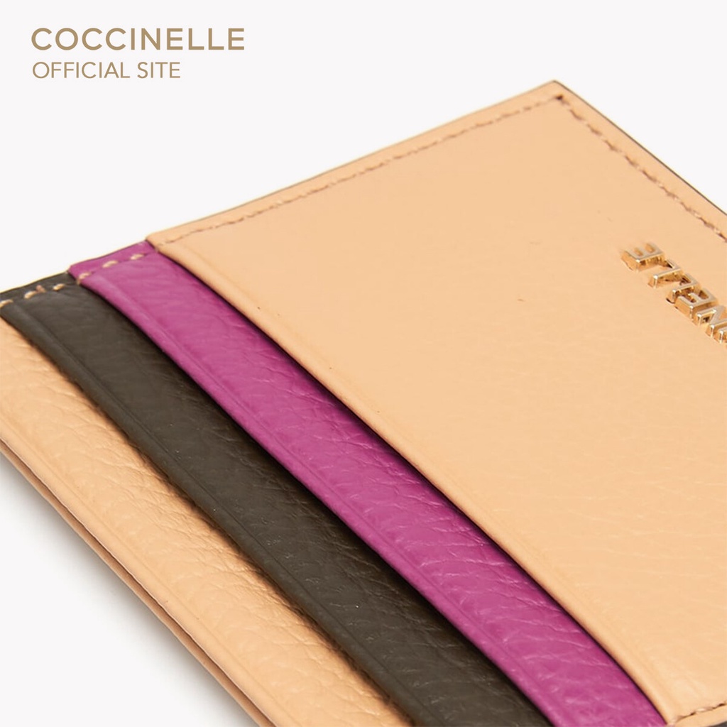 coccinelle-metallic-tricolor-document-holder-129501-กระเป๋าใส่การ์ด