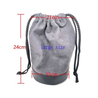 กระเป๋าป้องกันเลนส์ แบบนิ่ม ขนาดใหญ่ สําหรับ Canon EF 24-105 มม. 24-70 มม. LP1424 1 ชิ้น