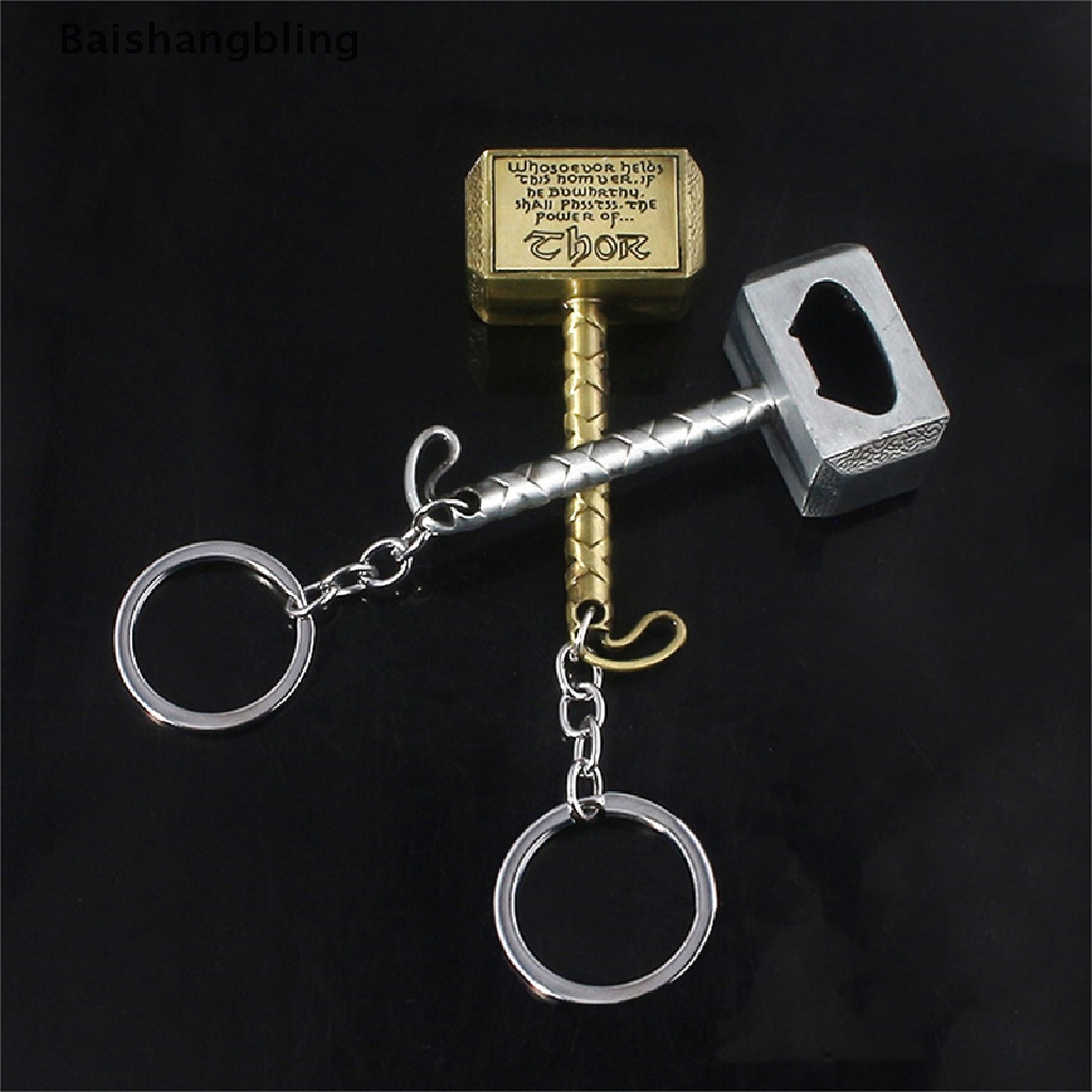 bsbl-พวงกุญแจที่เปิดขวดเบียร์-รูปค้อนธอร์-ด้ามจับยาว-1-ชิ้น
