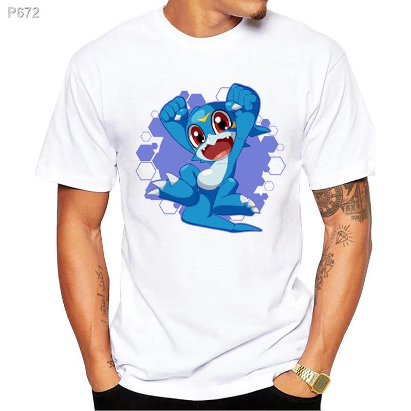 lowest-price-teehub-pokemon-design-veemon-chibi-digimon-printed-men-t-shirt-short-sleeve-tshirts-11