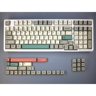 ภาพหน้าปกสินค้า126 Keys 9009 Keycaps Set PBT Cherry Profile Keycap For MX Switch Mechanical Keyboard ที่เกี่ยวข้อง