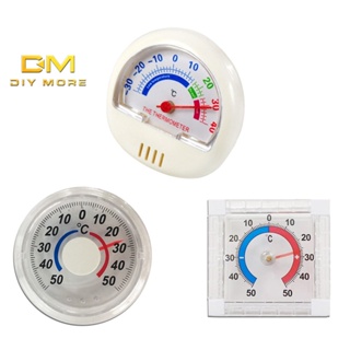 Diymore เครื่องวัดอุณหภูมิหน้าต่าง ในครัวเรือน เครื่องวัดอุณหภูมิ ตัวชี้ขนาดเล็ก เครื่องวัดอุณหภูมิ