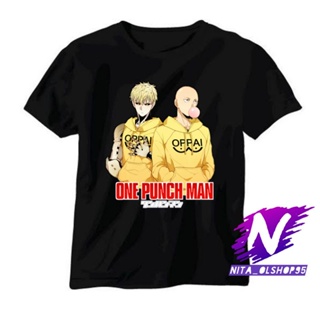 เสื้อยืด พิมพ์ลาย Saitama And genos one punch man สําหรับเด็ก_07