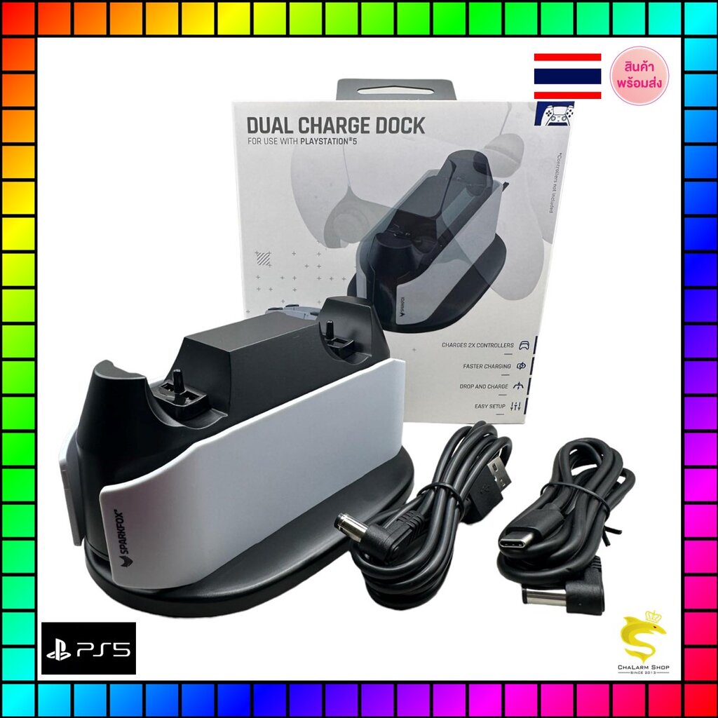 แนะนำsparkfox Dual Charge Dock For Playstation®5 แท่นชาร์จจอย Ps5 Shopee Thailand 2474