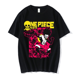 Tee อะนิเมะญี่ปุ่น One Piece กราฟิก Tees ผู้ชาย Snakeman ลูฟี่เสื้อยืดฤดูร้อนท็อปส์ซูฮาราจูกุฮิปฮอป Unisex เสื้อยืด_57