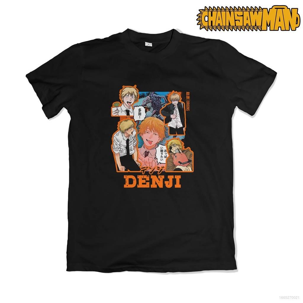 เสื้อเบลาส์-yb1-เสื้อยืดลําลอง-แขนสั้น-พิมพ์ลายกราฟฟิคอนิเมะ-chainsaw-man-denji-ทรงหลวม-พลัสไซซ์-สําหรับผู้ชาย-และผ-26