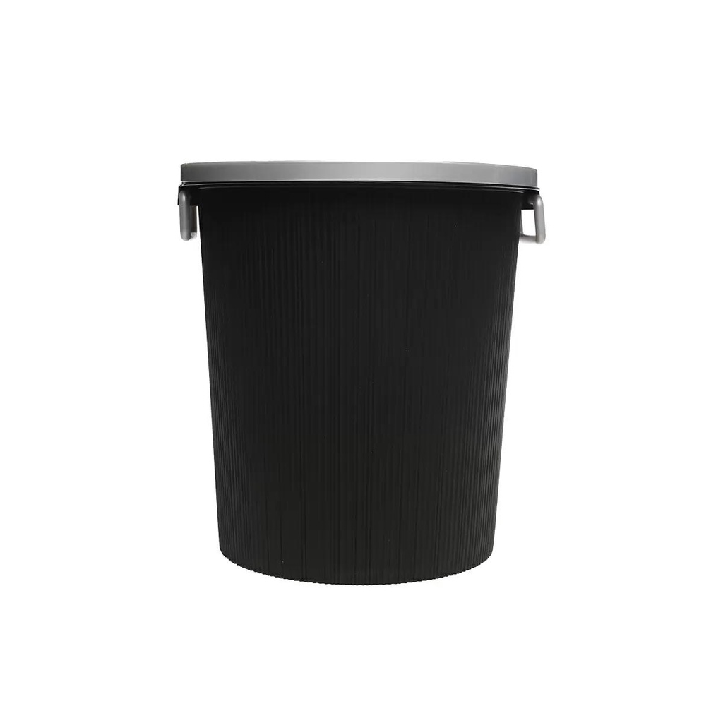 modernhome-ถังขยะพลาสติก-19-ลิตร-รุ่น-bujx11-สีดำ-ถังขยะ-ถังใส่ขยะ-ถังขยะภายใน