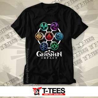 T-TEES - Genshin Impact Elements T-Shirt_05