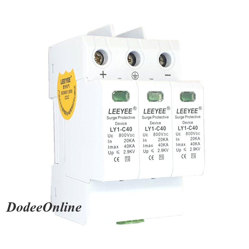 dc-surge-800v-signal-signal-dc-solar-surge-leeyee-ly1-c40-800v-อุปกรณ์ป้องกันฟ้าผ่า-ไฟกระชาก-dd