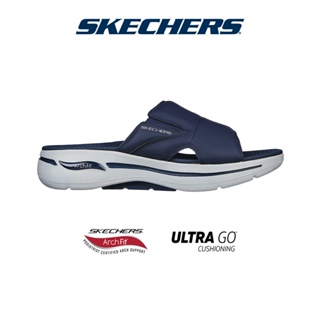 สินค้า Skechers สเก็ตเชอร์ส รองเท้าแตะ ผู้ชาย GOwalk Arch Fit San On-The-GO Sandal Shoes - 229023-NVY