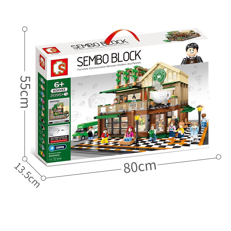 yoyotoy-บล็อกตัวต่อเลโก้-senbao-ไฟวิวถนน-ขนาดใหญ่-ของเล่นเสริมการเรียนรู้-สําหรับเด็ก-601093-เลโก้-zzfo