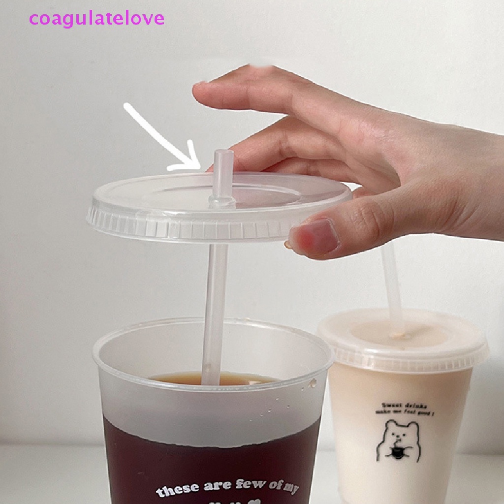 coagulatelove-ขวดน้ําพลาสติก-พร้อมฝาปิด-สําหรับกาแฟ-น้ําผลไม้-ชา-นม-คาวาอี้-ขายดี