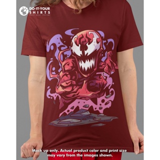 Marvel Carnage Chibi Unisex Tshirt Maroon_01