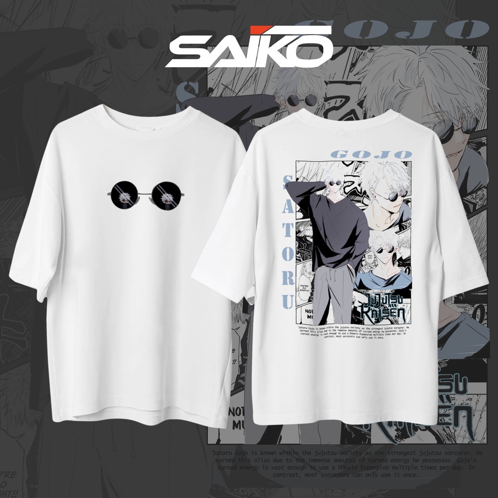 Minimalist Anime Shirt - SAIKO Apparel - Jujutsu Kaisen - Gojo Satoru ...