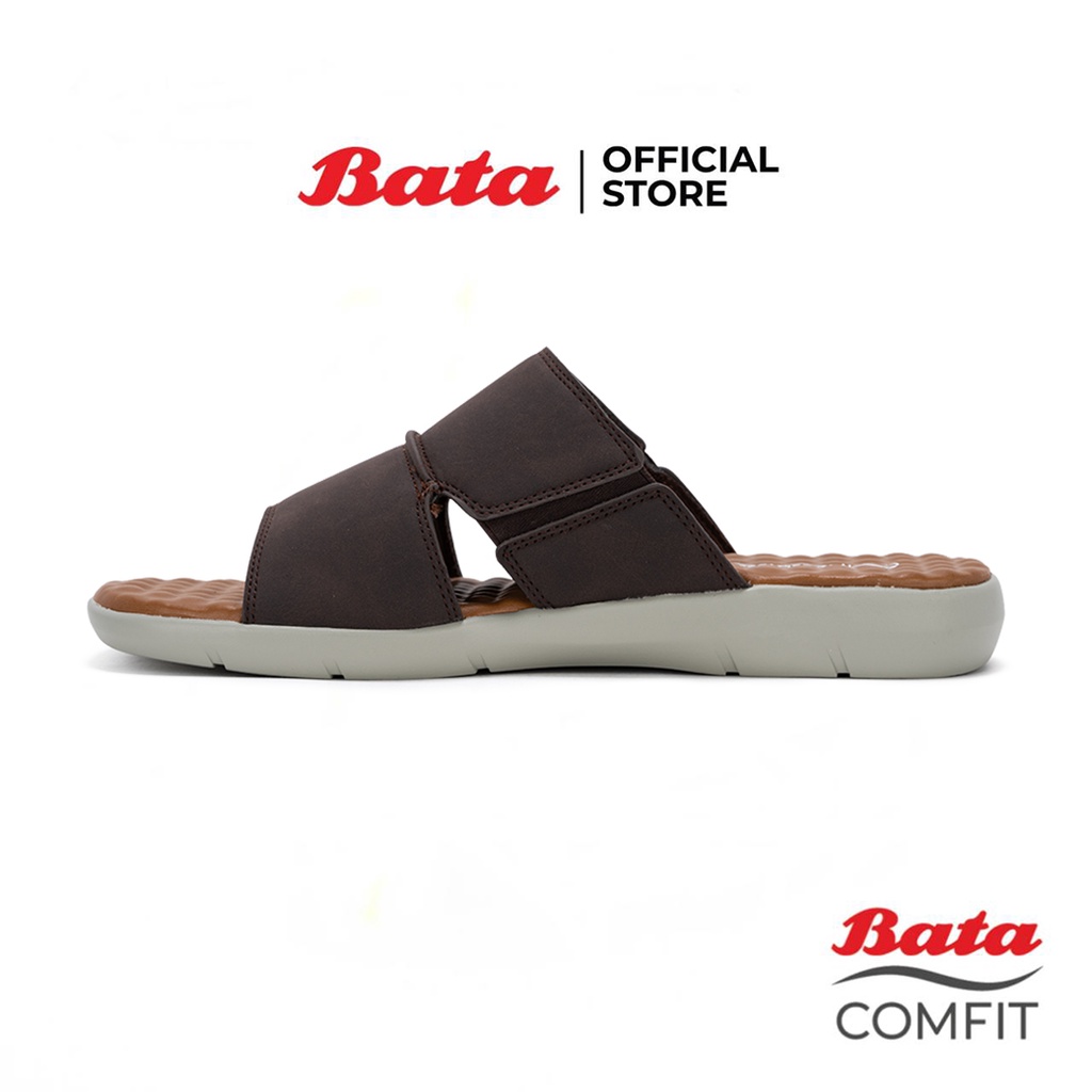 bata-บาจา-comfit-รองเท้าลำลองเพื่อสุขภาพ-แบบสวม-ใส่ง่าย-รองรับน้ำหนักเท้าได้ดี-สำหรับผู้ชาย-รุ่น-comfty-สีน้ำตาล-8614213