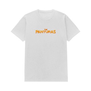 เสื้อยืด ลายวงร็อคเกอร์สตาร์ The Panturas Title สีขาว