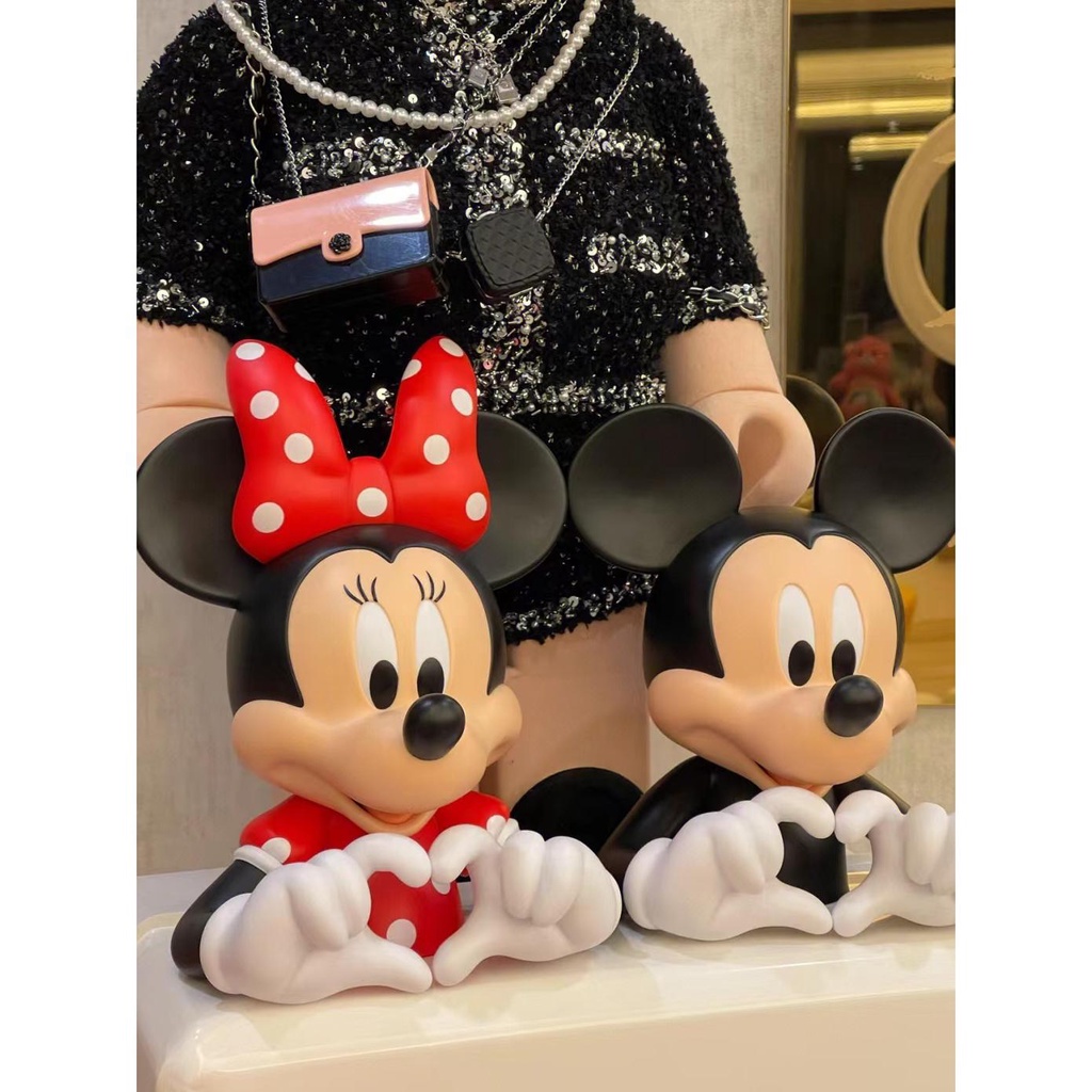 disney-พร้อมส่ง-ราคาประหยัด-ใหม่-ฟิกเกอร์มิกกี้-มินนี่เมาส์-สตูดิโอ-ขนาดเล็ก-สําหรับตกแต่งรถยนต์