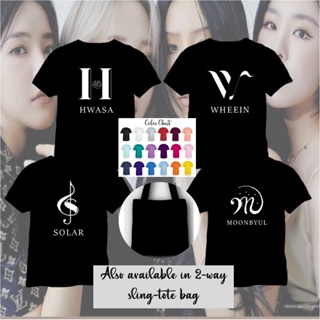 Mamamoo Shirt OR Sling Tote Bag [ kpop Solar Moonbyul Hwasa Wheein ]_11