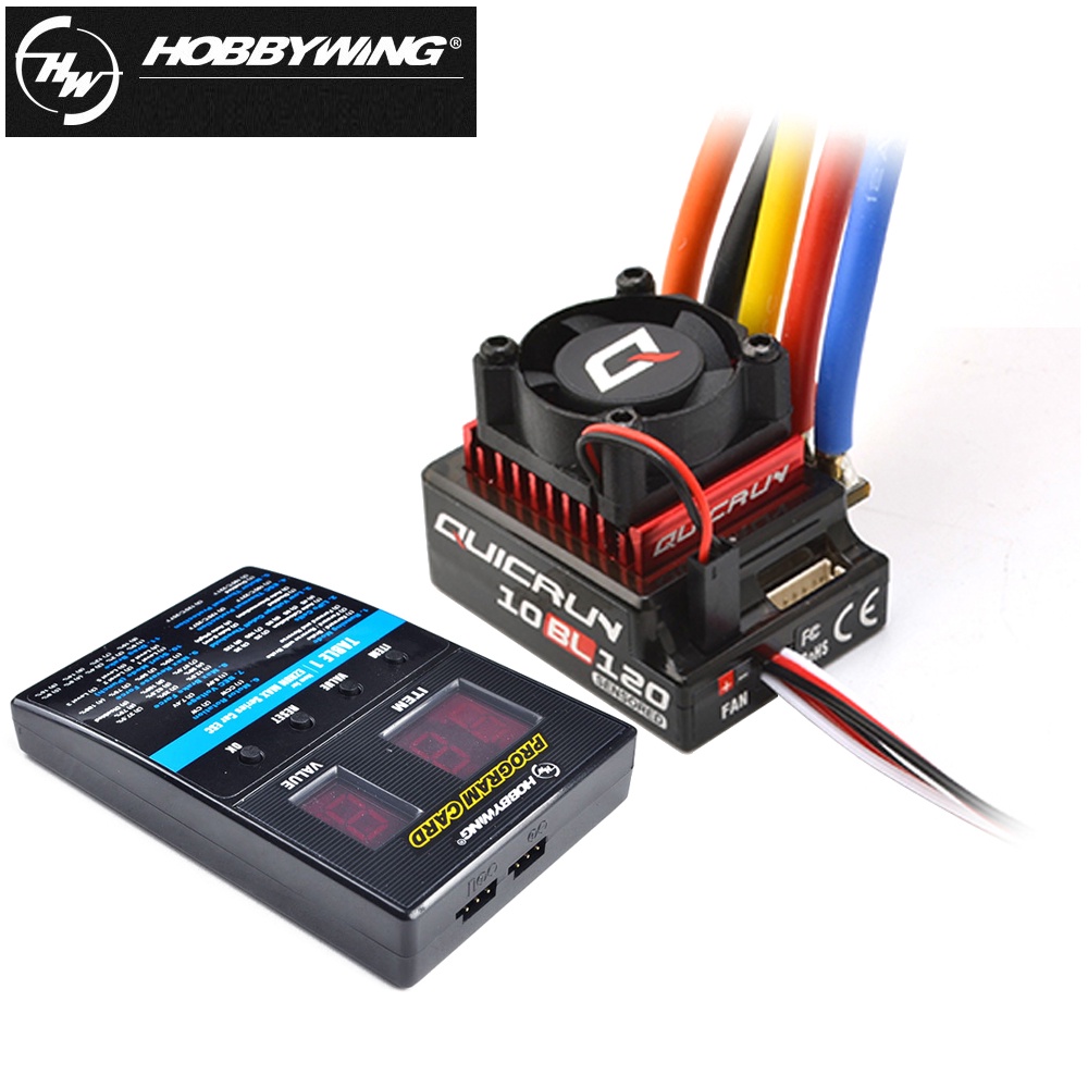 Moteur Hobbywing QuicRun-3650 G2 13.5T Sensored Pour Voiture RC 1/10 - Neuf Sous Blister