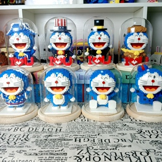 ของเล่นบล็อกตัวต่อ รูป Doraemon Tinker Bell ของขวัญวันวาเลนไทน์ 8JL0