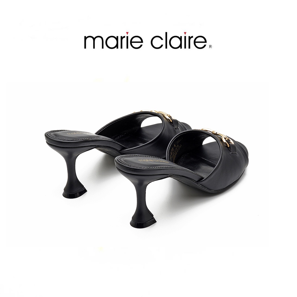 bata-บาจา-ยี่ห้อ-marie-claire-รองเท้าส้นสูงมีส้นแบบสวม-สูง-5-นิ้ว-รองเท้าสำหรับผู้หญิง-รุ่น-chala-สีดำ-7706272