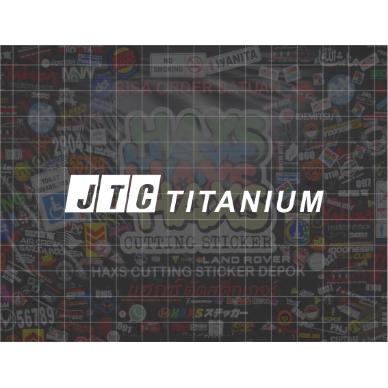 สติ๊กเกอร์ตัด JTC Titanium ขนาด 10 ซม. สําหรับรถยนต์รถจักรยานยนต์ ...
