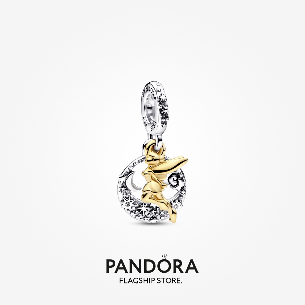 pandora-จี้กระดิ่งทิงเกอร์-ชุบทอง-14k-ลายดิสนีย์-ของขวัญวันหยุด-สําหรับผู้หญิง-p804