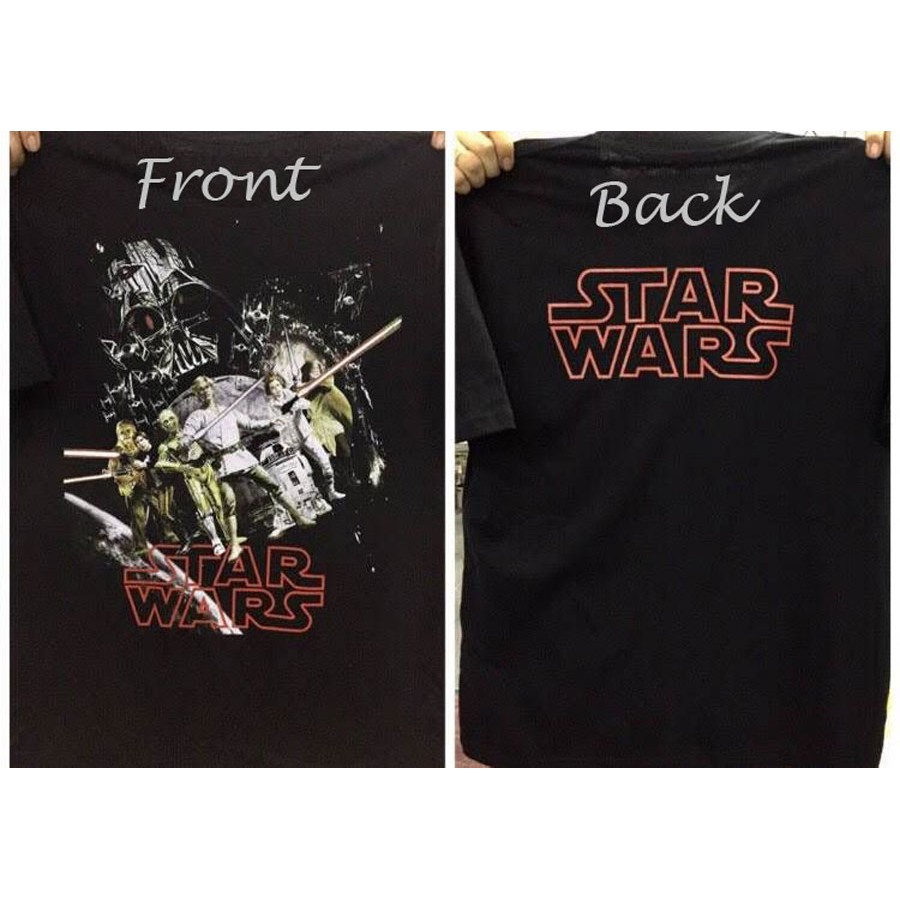 เสื้อยืด-star-wars-t-shirt-สตาร์วอร์ส-สกรีนหน้าหลัง-04-05