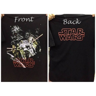 เสื้อยืด Star Wars T-shirt สตาร์วอร์ส สกรีนหน้าหลัง 04_05