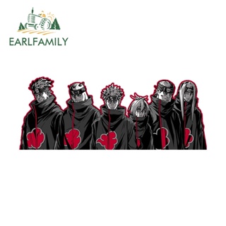 Earlfamily สติกเกอร์ไวนิล ลายกราฟฟิติ Naruto peeker 13 ซม. x 5.1 ซม. สําหรับติดตกแต่งรถยนต์ รถจักรยานยนต์ หมวกกันน็อค