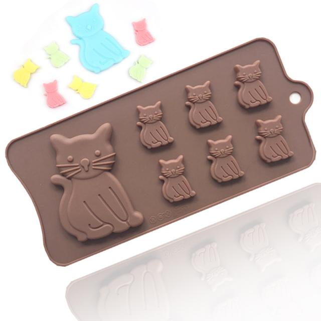 cat-silicone-ซิลิโคน-แมว-บล็อคซิลิโคน-รูปทรงแมว-2-ไซส์-เหมาะสำหรับ-ทำขนม-ช็อกโกแลต-น้ำแข็ง-วุ้น-เค้ก-ลูกอม