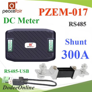 .DC มิเตอร์ดิจิตอล PZEM-017 IoT วัดค่า 0-300A 0-300V โมดูล RS485 พ.. DD