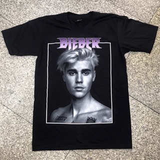 เสื้อยืด Justin Bieber เสื้อยืดวงร็อค จัสติน บีเบอร์ เสื้อวง เสื้อยืด เสื้อวินเทจ(sc_57