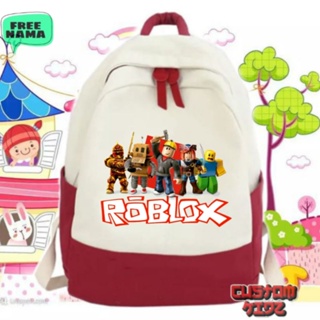 Roblox กระเป๋านักเรียนประถม สกรีนชื่อได้ สําหรับเด็กอนุบาล