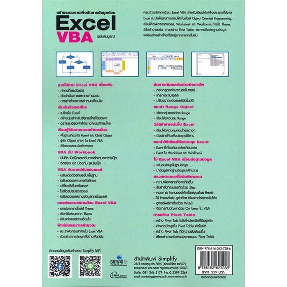 หนังสือ-สร้างระบบงานเพื่อจัดการข้อมูลด้วย-excel-vba-ฉบับสมบูรณ์