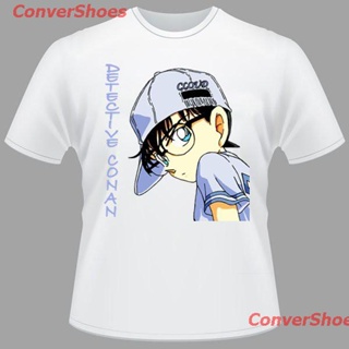 เสื้อยืดลำลอง เสื้อยืดพิมพ์ลาย Detective Conan แฟชั่นสตรี Popular T-shirts