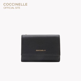 COCCINELLE METALLIC SOFT WALLET 116601 กระเป๋าสตางค์ผู้หญิง