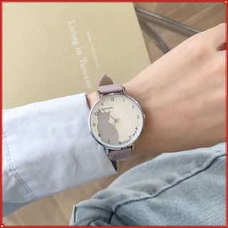 นาฬิกาข้อมือควอตซ์ ขนาดเล็ก กันน้ํา แบบเรียบง่าย แฟชั่นเรโทร สไตล์เกาหลี สําหรับผู้หญิง