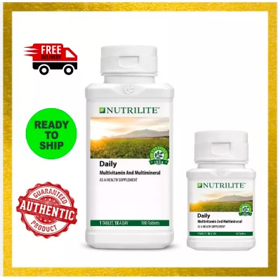 ภาพสินค้าAmway NUTRILITE Daily (60 / 180 tab) วิตามินรวม /Nutrilite Daily Multivitamin And Multimineral จากร้าน d_healthy_shop บน Shopee ภาพที่ 5