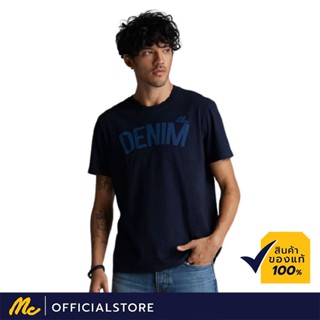 Mc Jeans เสื้อยืดผู้ชาย  MTTZ389  แขนสั้น สีกรมท่า MC ADVENTUREเสื้อยืดอินเทรนด์_57