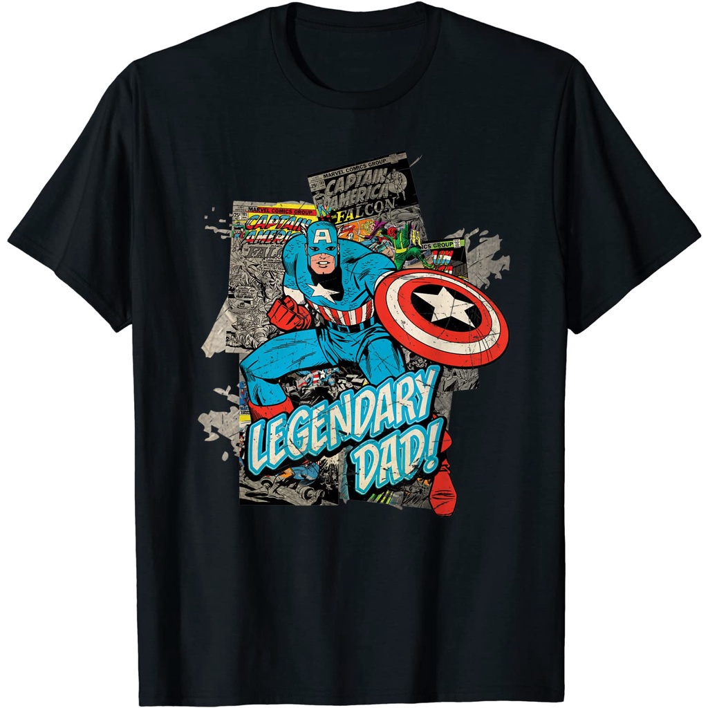 etvh-ตะเข็บ-logo-เสือยืดผู้ชาย-เสื้อบอดี้โ-marvel-captain-america-legendary-dad-fathers-day-t-shirt-avenge-11